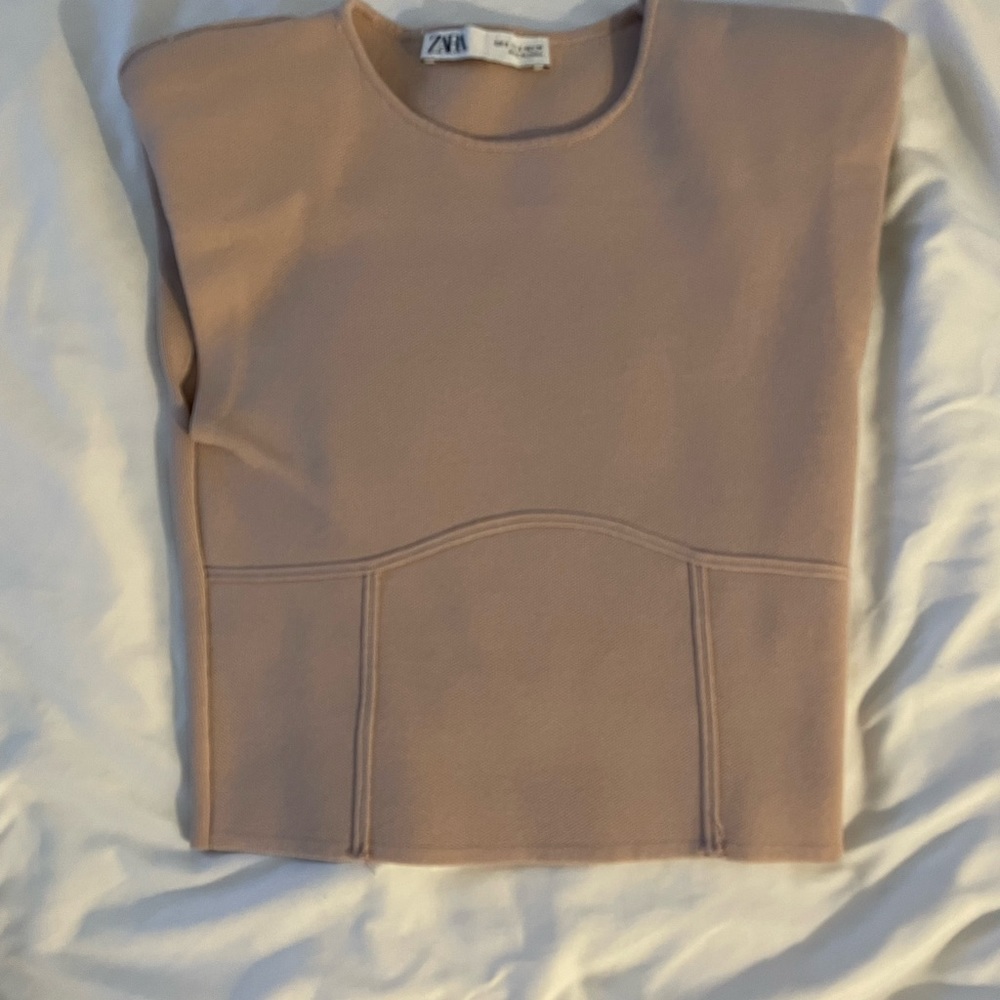 Zara Shoulder pad blouse